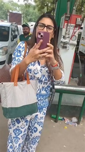 She probably overreacted with the harassment angle, but the core frustration is valid. Uber/Ola drivers routinely pick up rides knowing they're low on CNG, then casually pull into a station where the line is 15-20 minutes long, and the customer sits there watching waiting charges pile up on the app. You're literally paying for their refueling time.