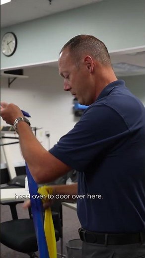 Shoulder Rehab at Home: Resistance Band Lat Pull Down