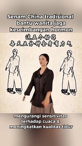 Senam China tradisional bantu wanita jaga keseimbangan hormon #tipssehatwanita | Mohammad Ry Arsyad