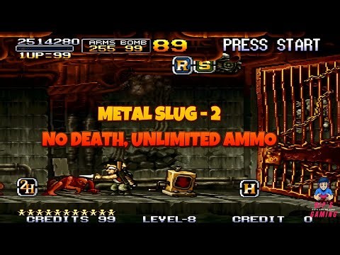Metal Slug 2 Hack – Unlimited Ammo & Bombs | No Death Gameplay Walkthrough (Full Stage Clear)