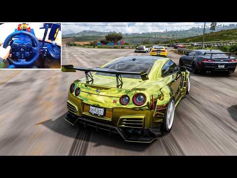 1050HP Nissan GTR NISMO vs Super Cars - Forza Horizon 5 | Logitech G923 Steering Wheel