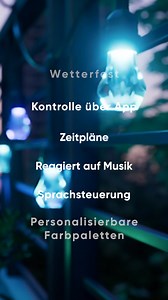 23K views | ✨ Nanoleaf Outdoor String Lights – 20% Rabatt mit Code [OSLEU20] ✨​​ Das ultimative Smart Lighting für Partys, gemütliche Abende oder festliche Stimmung. • 40 individuell ansteuerbare LED-Lampen • 16+ Millionen Farben • IP65 wasserfest • Kompatibel mit Wi-Fi, Bluetooth & Matter over Wi-Fi • Intelligente Steuerung Jetzt Ihren Outdoor-Bereich aufwerten – Code ​​[OSLUK2EU]​​ bei der Bestellung eingeben! | Nanoleaf | Facebook