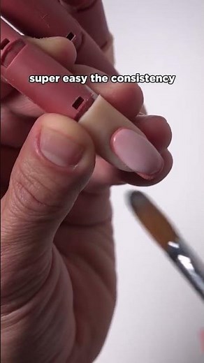 Mix these 2 acrylic powders for the perfect soft pink nails every time!