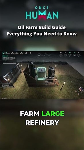 The ONLY Oil Farm Setup That Actually Works #oncehuman #buildguide #tips
