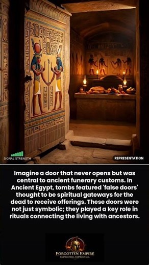 Ancient Egyptian 'False Door' Rituals: Communicating with the Dead