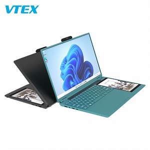 [Hot Item] Vtex Dual Screen Cheap Laptop Price Laptop I7 16GB RAM 1tb SSD 7" 15.6" UHD Touch Screen Rich Port Mini Laptop Core I7 Business