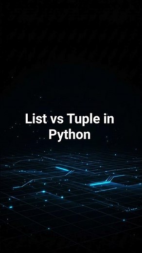 list vs tuple — what's the REAL difference? 🐍