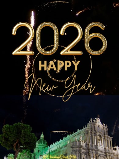 Happy New Year 2026 from Catania - Gold - Spandau Ballet #happynewyear2026 #countdownto2026 #fireworks #christmas2025 #christmas