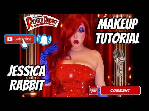 Jessica Rabbit Cosplay Makeup Tutorial 💋