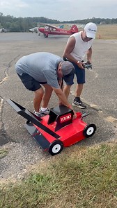 This RC Lawnmower Actually FLIES - NO CGI or Tricks! #flyinglawnmower #thercsaylors #rcplane #rctoys #stem | TheRcSaylors