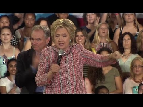 Clinton drops a Pokemon Go reference at rally