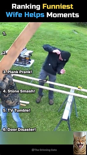 When "Wife Helps" Goes Wrong! 😂🏠 | DIY Fails #WifeHelps #FunnyMoments #HusbandVsWife