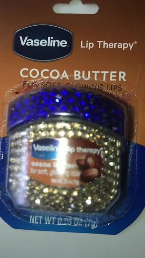 Bedazzle Vaseline #bling #togo #cocoabutter #liptherapy