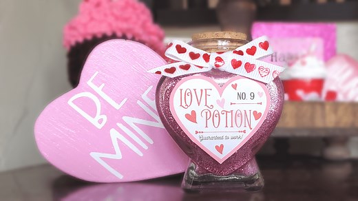 DIY Potion Bottles & Love Potion Label