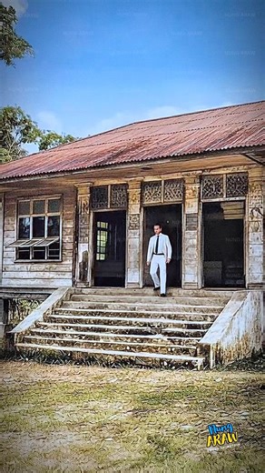 Muntinlupa Municipal Building, 1934. Reimagined scene inspired by an old photograph. #NoongAraw #Muntinlupa | Nung Araw