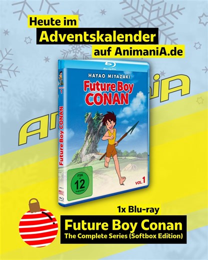 AnimaniA Magazin on Instagram: "Anime-Klassiker im Advent! 🌊✨ Heute verlosen wir mit @polyband_anime die komplette Future Boy Conan-Serie in der Softbox Edition. Jetzt im AnimaniA-Adventskalender auf AnimaniA.de teilnehmen und ein Stück Anime-Geschichte gewinnen! 📀🎁 Der AnimaniA-Adventskalender steht in keinem Zusammenhang mit Meta oder Instagram."
