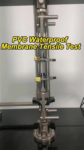 PVC waterproof membrane tensile test made easy with Jianke! 🧪 Self-locking fixtures for fast installation Precise clamping & full large deformation tracking Stable tension control & accurate data curves Our testing machines ensure your waterproof materials meet quality standards. #UniversalTestingMachine #TensileTest #PVCWaterproofMembrane #MaterialTesting #FactoryDirect