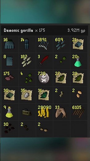 Day 4 Demonic Gorilla Progress #osrspodcast #osrsgrind #osrs