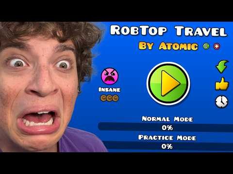 🔴WE BEAT ROBTOP TRAVEL🔴32 MINUTE LEVEL🔴GEOMETRY DASHED🔴