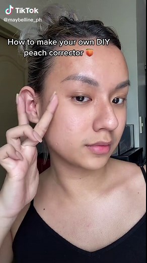 DIY Peach Color Corrector Tutorial with Maybelline Fit Me & Urban Spice