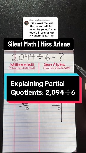 Silent Math | Miss Arlene on TikTok