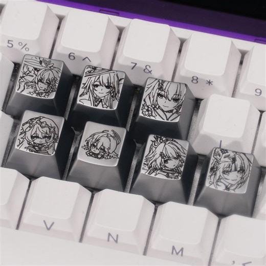 Honkai Star Rail Character Metal Keycaps Custom Zinc Alloy Artisan Keycap for Mechanical Keyboards Anime Gamer Gift Cherry MX Compatible - Etsy