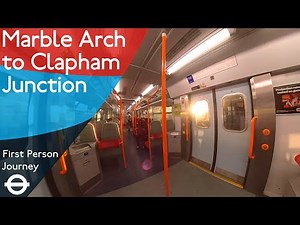 London Underground & SWR First Person Journey - Marble Arch to Clapham Junction