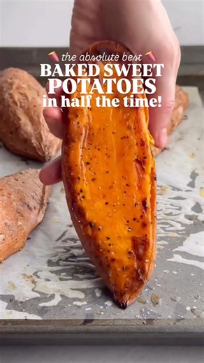 Drop EAT for the best baked sweet potatoes ever! | Chelsea's Messy Apron