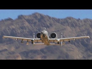 Spectacular A-10 Live Fire Action in the Desert