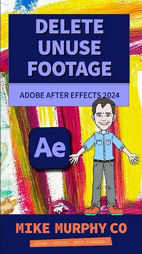 Delete Unused Footage in After Effects
