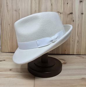 Personalized Wool Trilby Hat: Crushable, Waterproof, Grosgrain Band - Etsy