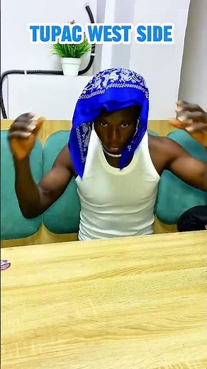 How to tie bandana #tupac #reels