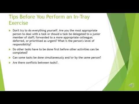 In-Tray Exercises - Examples, Tips & More