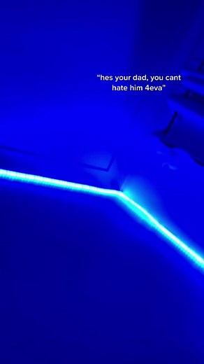 Stunning Blue Neon Light Room Aesthetic