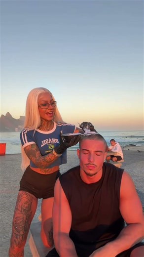 Mika #brasil #hair #hairtransformation #bleach #buzzcut