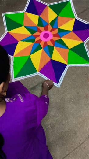 Margali month Rangoli #rangoli #rangolidesigns #rangoliart #rangolikolam #kolam #kolamdesigns