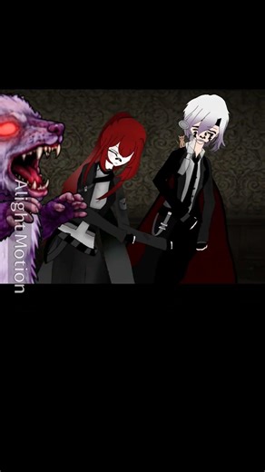 A scary monster mouse is chasing him, screaming loudly from behind! #gacha #animatin #blocmango