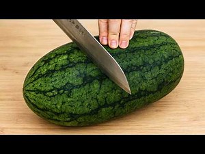 Cut Watermelon Like a Pro in 2 Minutes! No Mess, No Sticky Hands, No Drips! | Top DIY
