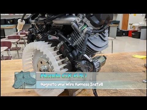 21 Honda GX 630 Magneto and Wire Harness Install