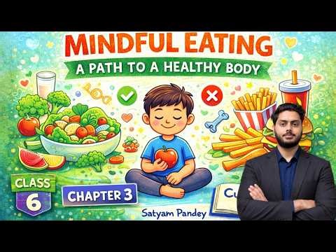 Mindful Eating: A Path to a Healthy Body | Class 6 Science Ch 3 | Curiosity Book | Satyam Pandey