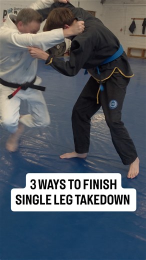 3 ways to finish single leg takedown .. which is your favourite? #bjjtakedowns #thegrapplelab