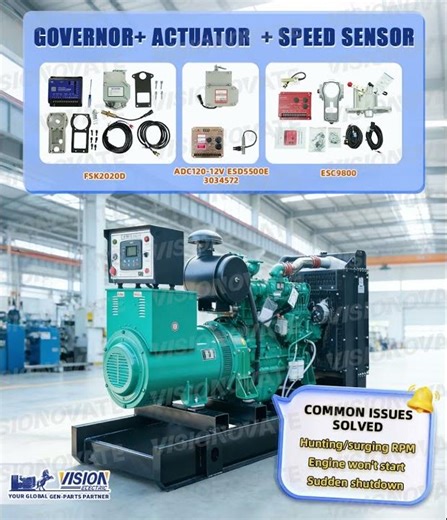 Tired of generator RPM hunting, startup failures, or sudden shutdowns?