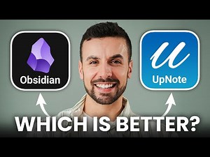 Obsidian vs UpNote (2025) - Which Note Taking app 📝 is Best?