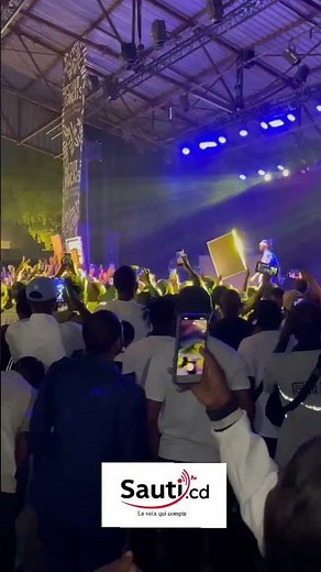 Concert de Youssoupha hier à la halle de la Gombe