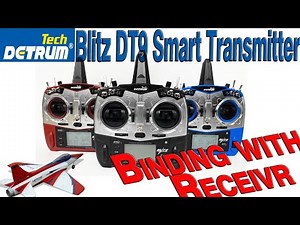 Detrum Blitz DT9 Transmitter Binding with Receiver