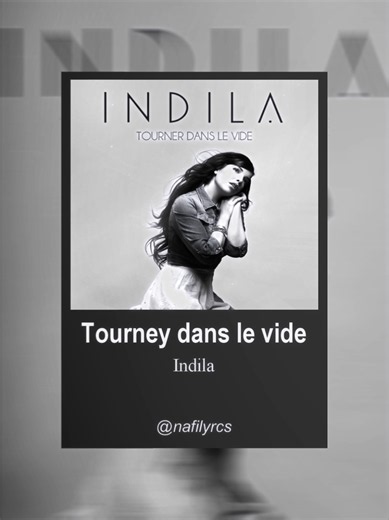 Tourney dans le vide paroles — Lyrics vidéo de la chanson