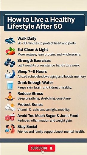simple lifestyle habits that help you stay active, energetic, and healthy for the next 50+ years