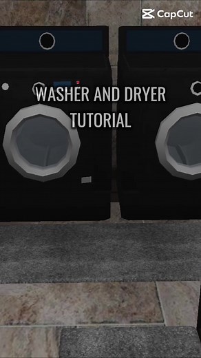 Comprehensive Washer and Dryer Tutorial for Bloxburg