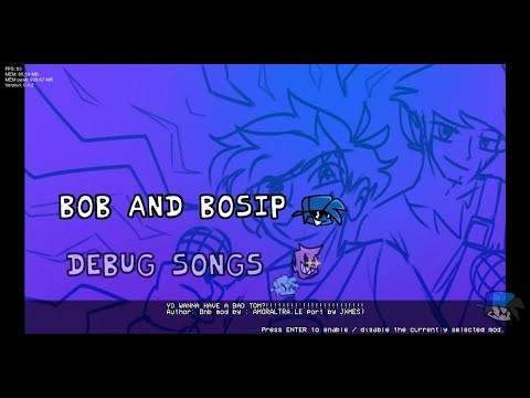 FNF Bob And Bosip Mod leather engine port full showcase (1 hour 10 minutes)