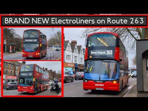 NEW ELECTROLINERS Now On Route 263 (LAST DAYS of Gemini 2s, Enviro400s & Hybrids) London Bus Changes